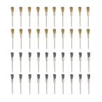 YFFSFDC маршрутизатор щетка 40 штук входит кисть type латунь тросик щетка сталь щетка 2.35mm ось полировка щетка DREMEL вращение tool аксессуары sa