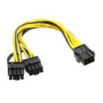 JSER PCI-E. PCI Express ATX 6Pin двойной 8 булавка * 6 булавка женщина видео карта повышение функция раздел источник питания cave 