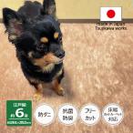 防ダニ カーペット 江戸間 6畳サイズ 日本製 抗菌防臭 犬 猫 ペット対応 パンジー 6畳用 6帖 261×352cm ベージュ 辻川産業株式会社