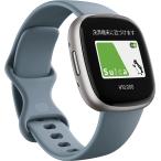 ショッピングストレス Fitbit Versa 4 ウォーターフォールブルー プラチナアルミニウム フィットビット スマートウォッチ 活動量計 フィットネストラッカー 心拍数 日本正規品