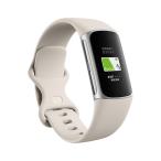 ショッピングデジタル Fitbit Charge 6 トラッカー ポーセリン シルバー フィットビット 最大7日間のバッテリーライフ GPS搭載 スマートウォッチ Suica対応 日本正規品