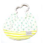  baby нагрудник точка & окантовка зеленый & желтый мужчина девочка направление SALE 2125-04 подарок подарок 