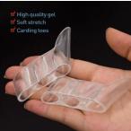  внутри . маленький . меры силикон опора половина прозрачный левый правый 1 пара маленький палец защита пальцы ног протектор 