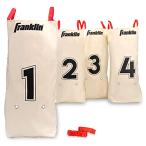 Franklin Field Day Potato Sack Race Bags & 3-Legged Race Bands Game Kit - Great for Kids - 2 Games in 1