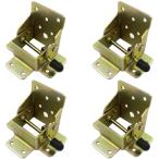 折れ脚金具 折りたたみ金具 テーブル脚金具 テーブル ちゃぶ台 金具 DIY 4個 セット