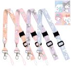  ремешок на шею Sanrio герой z..... серии ключ мобильный чехол для пропуска фирма участник доказательство студент доказательство шея из ... шея .. держатель Kitty черный misinamon