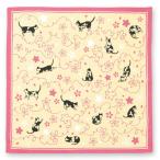 kenema маленький furoshiki Sakura кошка один три ширина .. san. .50cm угол furoshiki ланч Cross кошка рисунок День матери подарок 
