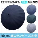 waterfront ウォーターフロント 傘 晴雨兼用富山サンダー 20本骨 FRP強化骨 耐風TS20-165-UJ 全4色 ギフト 贈り物