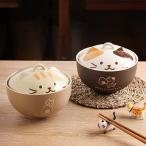 ラーメン どんぶり 蓋付き 550 ラーメン鉢 食器 陶器 磁器 陶磁器 らーめん 丼ぶり 麺鉢 猫柄 中華食器 業務用にも おしゃれ