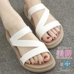 ミュール ぺたんこ レ�