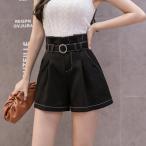 ショートパンツレディースシフォンワ...