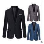  tailored jacket мужской блейзер бизнес ходить на работу цвет жакет casual осень одежда осень осень-зима мужской пальто тонкий Oniikei стиль б/у одежда модный 