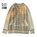 ニットカーディガンメンズ長袖ショー...