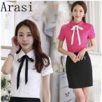  бесплатная доставка костюм формальный рубашка женский выставить короткий рукав . одежда женщина церемония окончания мама входить . тип рубашка . родители юбка OL способ ходить на работу lik route 