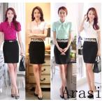  бесплатная доставка костюм формальный рубашка женский выставить короткий рукав . одежда женщина церемония окончания мама входить . тип рубашка . родители юбка OL способ ходить на работу lik route полоса 