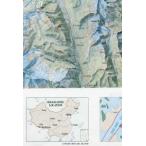 中国の等高線入り山岳地形図　チョモランマ・トポマップ Mount Qomolangma (Sagarmatha) Topographic Map