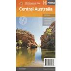 アウトバックの中央部ダートロードをカバーした地図　Hema Mapsセントラル・オーストラリア Central Australia