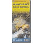 エクアドルのエリアマップ　ガラパゴス諸島、キト＆グアヤキル Galapagos Islands Quito & Guayaquil