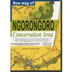 アフリカ人気エリアイラストマップ　ンゴロンゴロ Ngorongoro Conservation Area