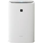 シャープ 空気清浄機 KI-SS50-W プラズマクラスター 25000 加湿 浮遊・付着ウィルス 花粉 空気浄化 薄型スリム おすすめ畳数 13畳 加湿量 600mL/h