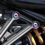 TECH-MASTER ( Tec тормозные колодки ) Z900RS / CAFE 64 titanium задняя подножка для болт 4 шт. комплект titanium цвет BS0015