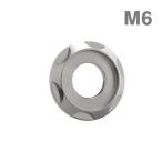  titanium шайба M6 наружный диаметр 14mm рамка-оправа диаметр 11mm Fujitsubo type шайба серебряный цвет JA1665