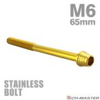  нержавеющая сталь болт M6×65mm P1.0 конус ракушка head колпак болт Gold цвет TB0318