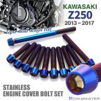 Z250 ER250 2013 год ~2017 год крышка двигателя блок цилиндров болт 11 шт. комплект из нержавеющей стали жарение titanium цвет TB8065