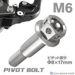  мотоцикл руль рычаг болт болт болт Φ8×17mm M6×13mm нержавеющая сталь серебряный цвет TH0524