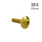  нержавеющая сталь болт M4×15mm P0.7 ракушка head фланец имеется Gold цвет TR0906