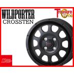 【残り6セット限り】加須大桑店 新品 ホイール4本セット ワイルドポータークロス10  12x4.0J +42 4H100 マットブラック