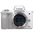Canon ミラーレス一眼カメラ EOS Kiss M ボディー ホワイト EOSKISSMWH-BODY