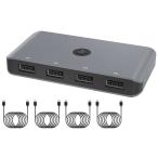 Buerjia USB 2.0 Kvm переключатель сплиттер PC клавиатура mau Sprinter 4 in 4 наружный ступица конвертер 