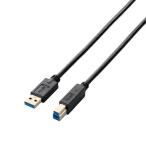  Elecom USB кабель B USB3.0 (USB A мужской to USB B мужской ) RoHS палец . основа 2m черный USB3-AB2