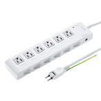  Sanwa Supply (Sanwa Supply) разветвитель 6 выход *3P*2m индивидуальный переключатель имеется экономия энергии автоматический выключатель *. защита встроенный ma