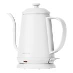  современный декорированный телефон . чайник горячая вода ... pot 1L тонкий форсунка модный ( белый )