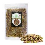 ショッピングピスタチオ 素焼きピスタチオ 殻なし むき身 無添加 無塩 無油 ロースト チャック付き 食べやすい 1袋 (300g)