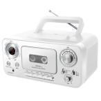 CD радио кассета магнитофон CD-C330 CD магнитола ANABAS дыра автобус futoshi .CD воспроизведение кассетная лента широкий FM динамик встроенный AC источник питания / батарея белый CD-C330W