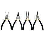 スナップリングプライヤー 4本組 (穴・軸用) 長さ175mm　4本セット単価