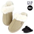 サンダル サボ レディース GAP GPL32202 秋靴 クロッグ ファー 撥水 ボア あったかい スエード おしゃれ カジュアル つっかけ ママ 主婦 学生 ギャップ