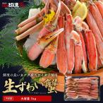 3個購入時クーポンで1個タダ!超目玉【鮮度の良いカナダ産ズワイガニ使用】生ズワイガニ ハーフポーション 1kg 生食可 蟹 かに鍋 かにちらし kanipotion2503