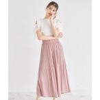 ヴィンテージサテン消しプリーツガウチョパンツ【jullira ジュリラ】