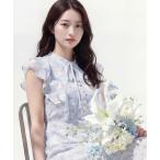 夏映えの最適解♪シアージャガード×ニュアンスフラワーラッフルフリルマーメイドワンピース tocco closet(トッコクローゼット) 5月2日(土)再入荷決定☆