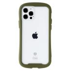 iFace Reflection iPhone 12/12 Pro ケース クリア 強化ガラス (カーキ)【アイフォン12 アイフォン12Pro 透明