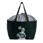 ムーミン moomin めちゃBIG ショッピングトート 大型トートバッグ 巾着 レジ袋代わり 大容量バッグ ブラック