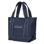 ベイフロー BAYFLOW 収納5ポケット LOGO TOTE BAG ネイビー 底板付き 5部屋 便利 収納バッグ インテリアバッグ 大容量