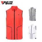 PGM 秋冬用　ゴルフウェア　メンズウェア　メンズベスト　アウター　ベスト　保温　防寒　通気性　速乾性　吸汗性　耐久性　しわになりにくい