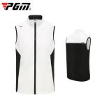 PGM 秋冬用　ゴルフウェア　メンズウェア　メンズベスト　アウター　ベスト　保温　防寒　防風　防雨　通気性　耐久性　しわになりにくい