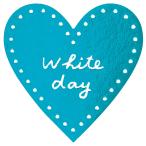  подарок наклейка белый tei Mini Heart голубой (100 листов ) WD-14S