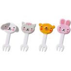 トルネ アニマル フォークピック 8本入 うさぎ・いぬ・ねこ・くま お子様も使いやすい 弁当 P-3603